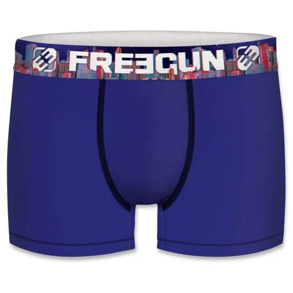 Set van 4 biokatoenen boxers voor jongens (Jongensboxershort) Freegun chez FrenchMarket