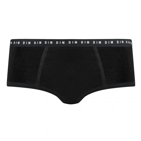 Bio-Baumwolle waschbar Menstruation Shorty Boxer - Abundant Flow (Boxers - Höschen) Dim auf FrenchMarket