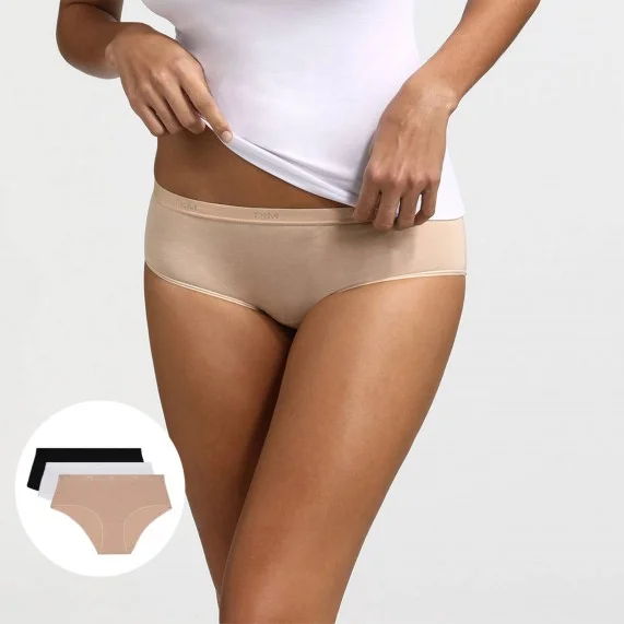 Set di 3 boxer in cotone Stretch "EcoDim (Boxer - Slip) Dim chez FrenchMarket