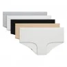 Lot de 5 Boxers Unies Coton Stretch "EcoDim" (Boksers) Dim chez FrenchMarket