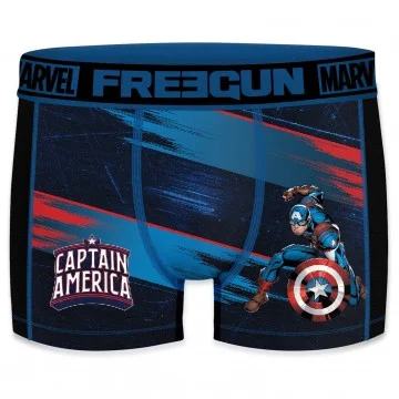 FREEGUN Bóxer deportivo Aktiv para hombre Marvel Capitán América (Boxers) Freegun chez FrenchMarket