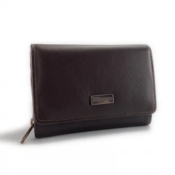 Leather "Petit Compagnon" wallet for women (Companion) Elephant d'Or on FrenchMarket