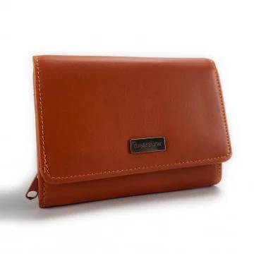 Leather "Petit Compagnon" wallet for women (Companion) Elephant d'Or on FrenchMarket