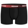 Set van 3 Never Stop katoenen boxers voor mannen (Herenboxershorts) Freegun chez FrenchMarket