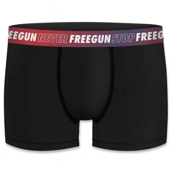 3er-Set Never Stop Cotton Boxershorts für Männer (Boxershorts für Männer) Freegun auf FrenchMarket