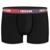 Set van 3 Never Stop katoenen boxers voor mannen (Herenboxershorts) Freegun chez FrenchMarket