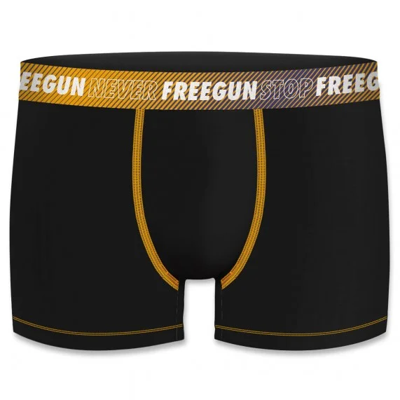 3er-Set Never Stop Cotton Boxershorts für Männer (Boxershorts für Männer) Freegun auf FrenchMarket