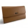 Companion Wallet Leather Checkbook Wallet for Women (Companion) Elephant d'Or on FrenchMarket