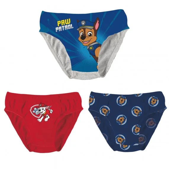 The Paw Patrol - 3er-Set Baumwollslips für Jungen (Briefs) French Market auf FrenchMarket