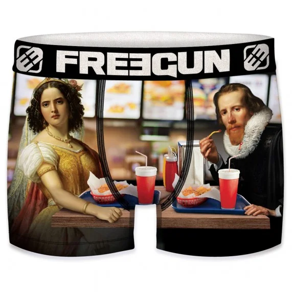 Boxer Homme Peinture "Street Art" (Boxers Homme) Freegun chez FrenchMarket