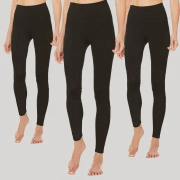 Pack of 3 Fleece-Lined Warm Opaque Leggings (Legging) French Market on FrenchMarket