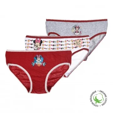 Disney Minnie - Set van 3 katoenen meisjes slips (Slipje) French Market chez FrenchMarket