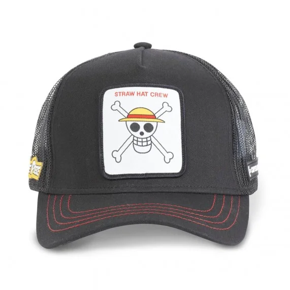 Cappello Trucker ONE PIECE Straw Hat Crew (Cappellino) Capslab chez FrenchMarket