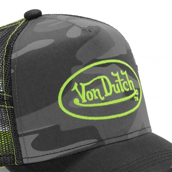 Gorra de camuflaje Trucker (Gorras) Von Dutch chez FrenchMarket