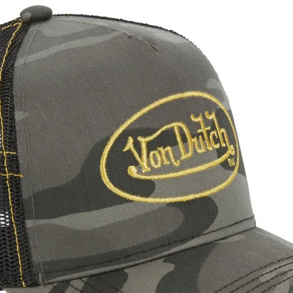 Gorra de camuflaje Trucker (Gorras) Von Dutch chez FrenchMarket