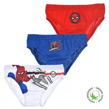 MARVEL Spider-Man - Juego de 3 calzoncillos de algodón para niño (Breves) French Market chez FrenchMarket