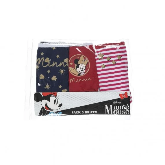 Disney Minnie - Juego de 3 bragas de algodón para niñas (Bragas) French Market chez FrenchMarket