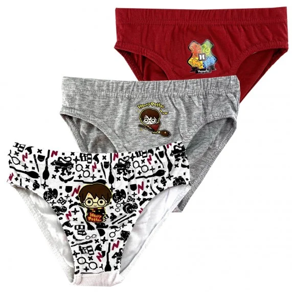 Harry Potter - Set of 3 Cotton Boy Briefs (Briefs) French Market on FrenchMarket