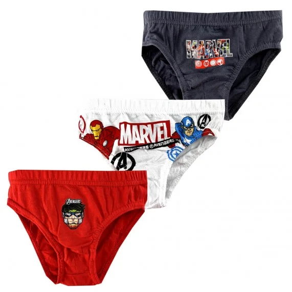 Avengers MARVEL - Set van 3 jongensslips in katoen (Slips) French Market chez FrenchMarket