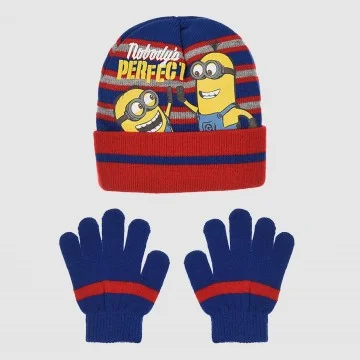 The Minions - "NOBODY'S PERFECT" Kinder Beanie Pack (Bonnetten) French Market chez FrenchMarket