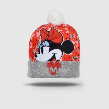 DISNEY - "Minnie Mouse" Girl's Pompom Hat (Bonnets) French Market on FrenchMarket