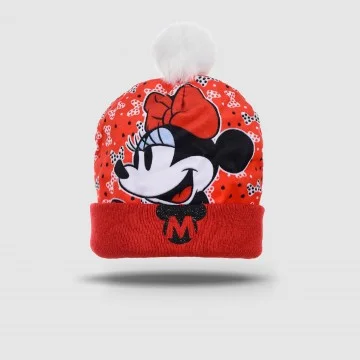 DISNEY - "Minnie Mouse" Girl's Pompom Hat (Bonnets) French Market on FrenchMarket