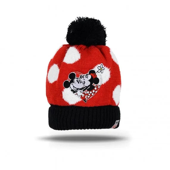 DISNEY - "Minnie Mouse" Girl's Pompom Knit Cap (Bonnets) French Market on FrenchMarket