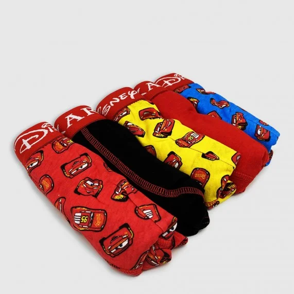 Set di 5 boxer di cotone Cars per ragazzi (Boxer da ragazzo) French Market chez FrenchMarket