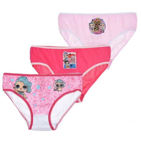 LOL Surprise! - Set of 3 Girls Cotton Panties (Panties) French Market on FrenchMarket