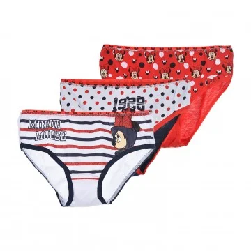 Disney Minnie - Set van 3 katoenen meisjes slips (Slipje) French Market chez FrenchMarket