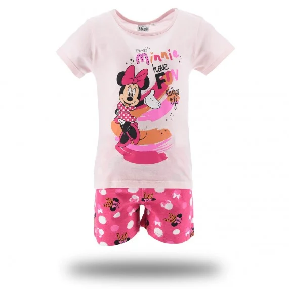 Conjunto de pijama corto para niña "Minnie Mouse Have Fun" (Ensemble de Pyjama) French Market chez FrenchMarket