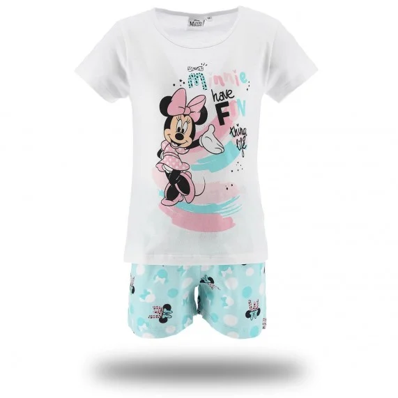 Minnie Mouse Veel Plezier" Korte Pyjamaset voor meisjes (Ensemble de Pyjama) French Market chez FrenchMarket