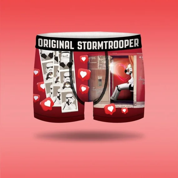 2er-Pack Herren-Boxershorts STORMTROOPER Valentinstag (Boxershorts für Männer) French Market auf FrenchMarket