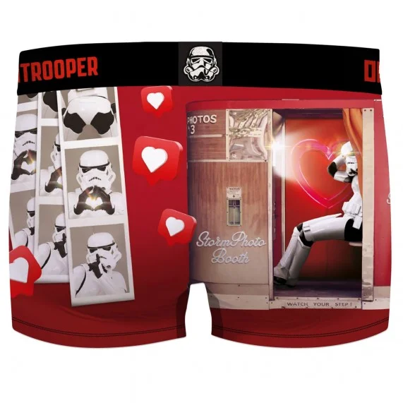 Set di 3 boxer Stormtrooper per uomo San Valentino (Boxer da uomo) Freegun chez FrenchMarket