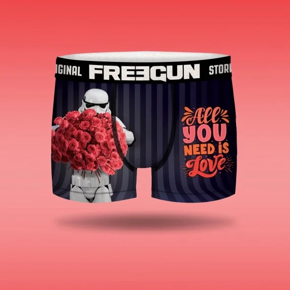 Stormtrooper Valentine's Day Boxers for Men (Boxers) Freegun on FrenchMarket