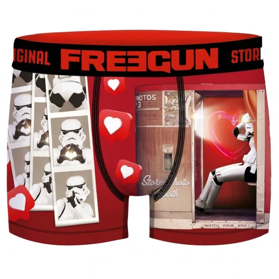 Stormtrooper Valentine's Day Boxers for Men (Boxers) Freegun on FrenchMarket