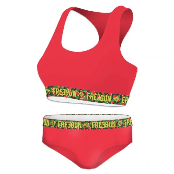 Ensemble Fille Brassière Boxer Coton (Brassières et Soutiens-gorge) Freegun chez FrenchMarket