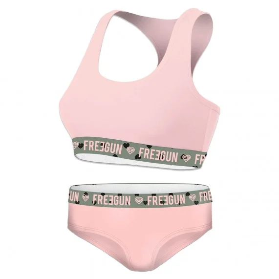 Set di boxer in cotone per ragazza (Reggiseni) Freegun chez FrenchMarket