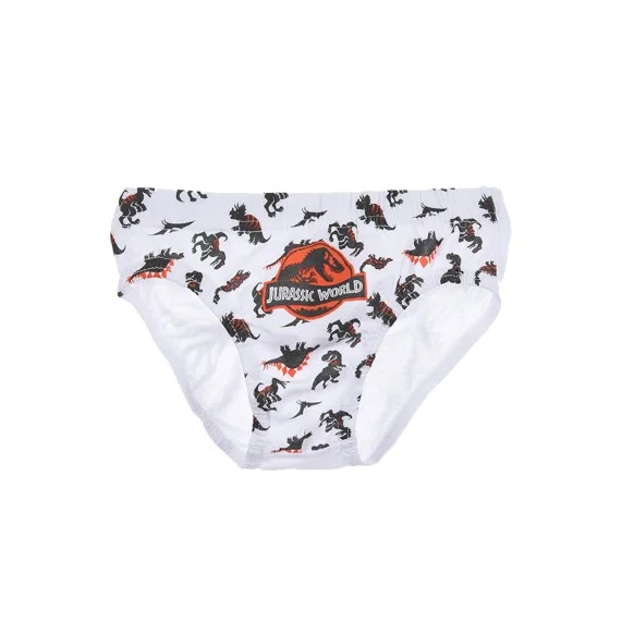 Jurassic World - Set of 3 Boy's Cotton Briefs (Briefs) French Market on FrenchMarket