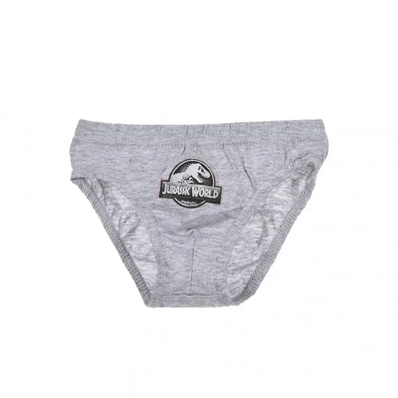 Jurassic World - Set of 3 Boy's Cotton Briefs (Briefs) French Market on FrenchMarket