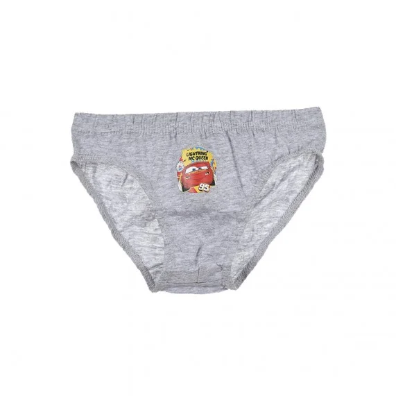 Cars Flash Mc Queen - Set of 3 Cotton Boy Briefs (Briefs) French Market on FrenchMarket