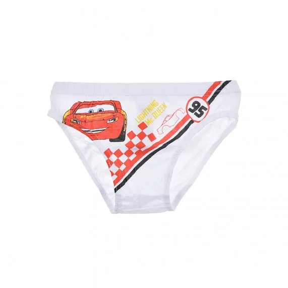 Cars Flash Mc Queen - Set of 3 Cotton Boy Briefs (Briefs) French Market on FrenchMarket