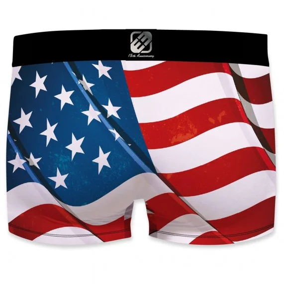 Boxer Homme Drapeau USA (Boxers) Freegun chez FrenchMarket