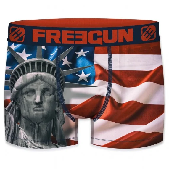 Boxer con bandiera USA da uomo (Boxer) Freegun chez FrenchMarket