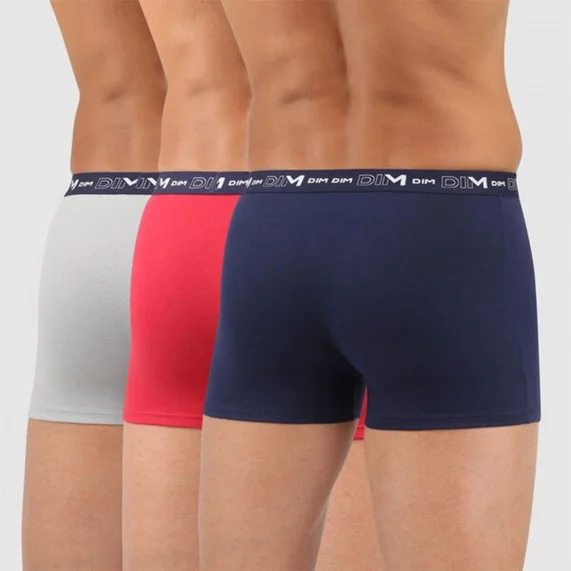 Set of 3 Men's Cotton Stretch Boxers (Boxers) Dim on FrenchMarket