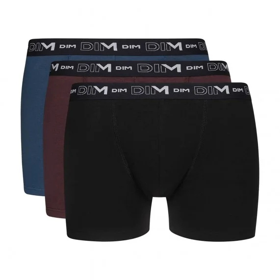 Lot de 3 Boxers Homme Coton Stretch (Lot boxers Homme) Dim chez FrenchMarket