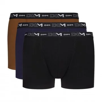 Set van 3 mannenboxers van elastisch katoen (Herenboxershorts) Dim chez FrenchMarket