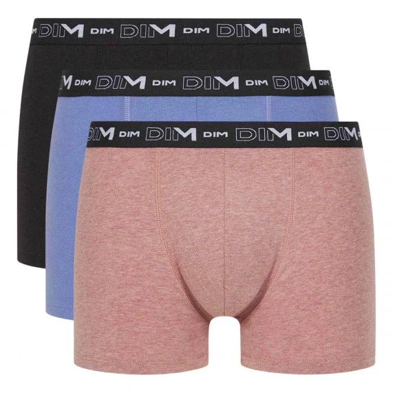 Set van 3 mannenboxers van elastisch katoen (Herenboxershorts) Dim chez FrenchMarket