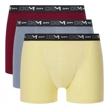 Set van 3 mannenboxers van elastisch katoen (Herenboxershorts) Dim chez FrenchMarket