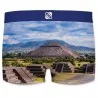 Boxer de microfibra reciclada para hombre "Landscape 2 (Boxers) Freegun chez FrenchMarket